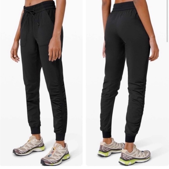 lululemon athletica Pants - Lululemon Beyond the Studio Black Joggers 4